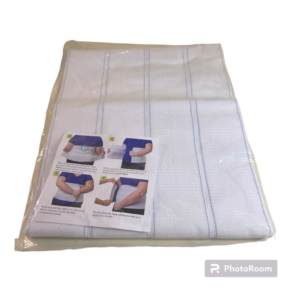 Bariatric Abdominal Binder 2X New Waist Support Compression Belt